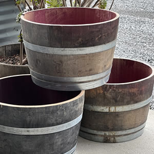 Half Wine Barrel